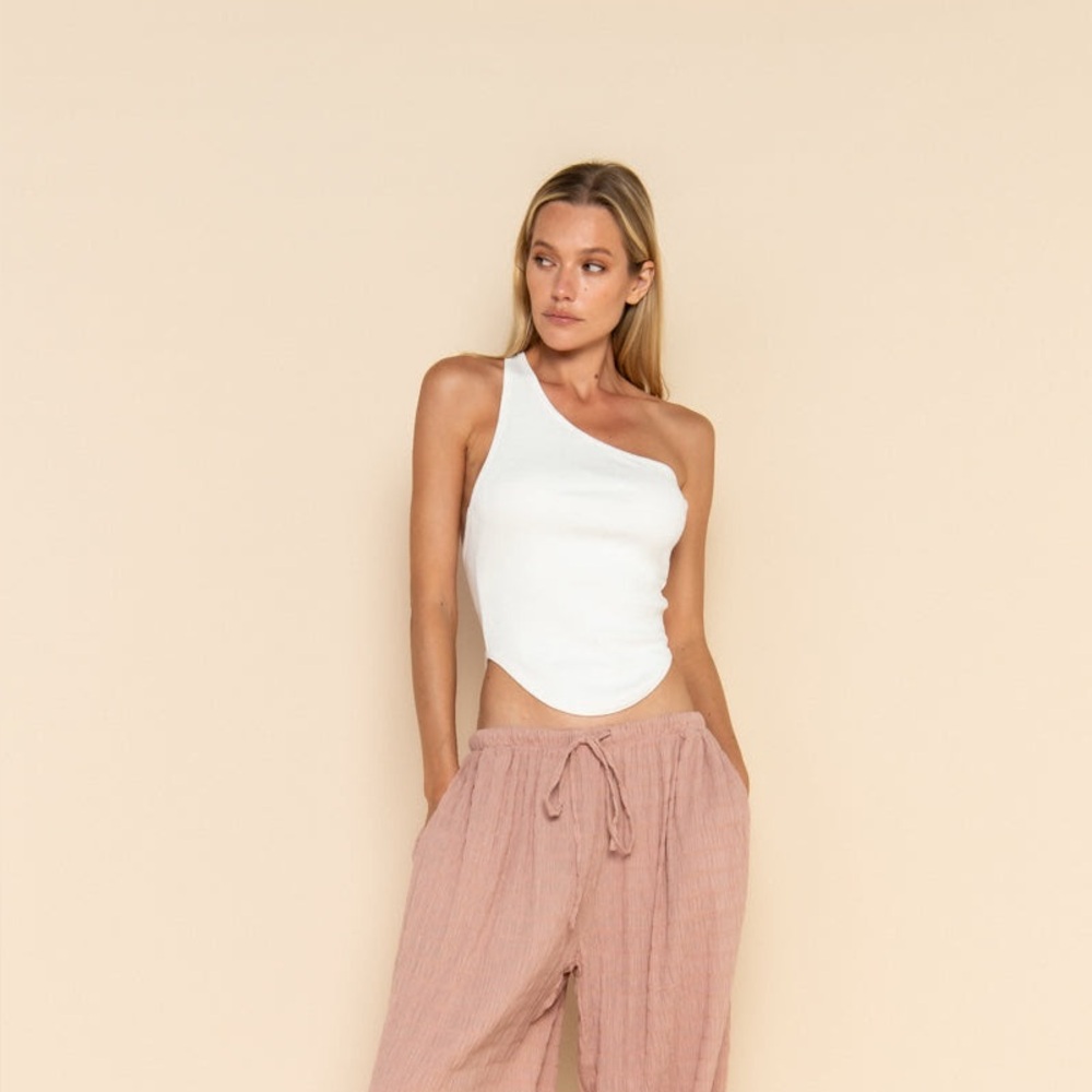 Elce swim Ezra tank off white
